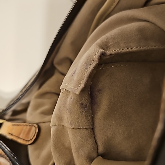 Brahmin Small Shoulder Purse/ Bag Black and Tan - Picture 15 of 16